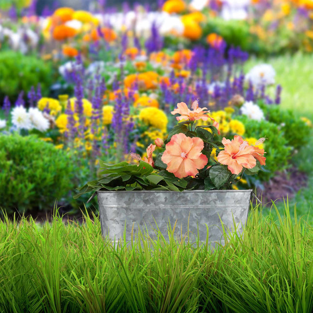 Metal flower box