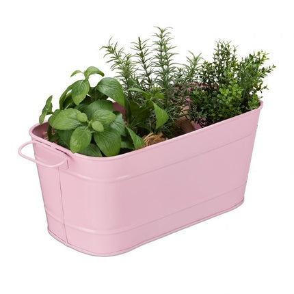 Metal flower box