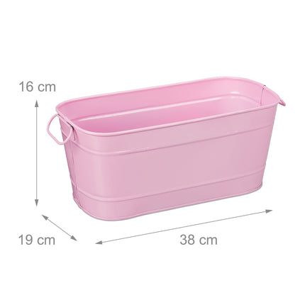 Metal flower box