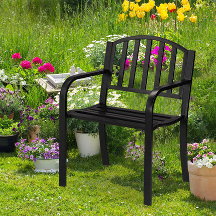 Metal garden chair