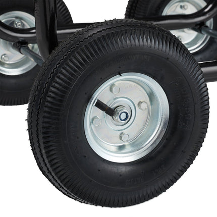 Metal hose cart in XL, black