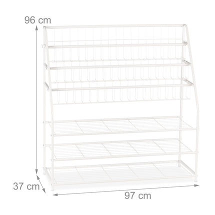 Metal magazine rack XL