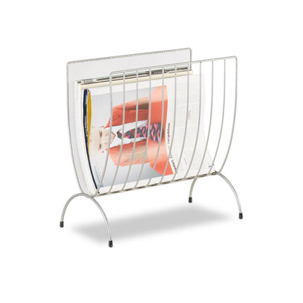 Metal magazine stand