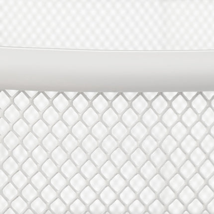 Metal wastebasket