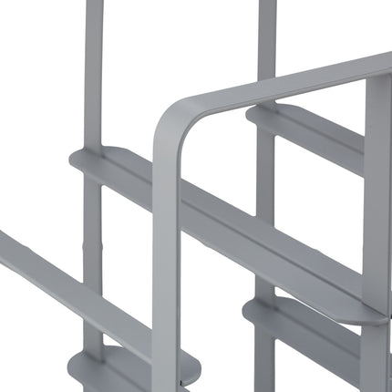 Metal wine rack for 9 bottles