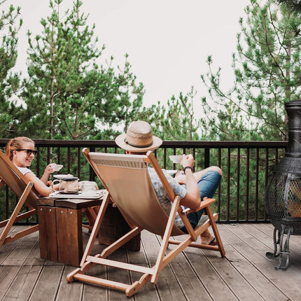 Mexican style outdoor fireplace