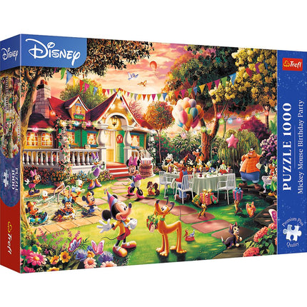 Mickey Mouse Birthday Party Puzzle, 1000 Pieces, Premium Quality