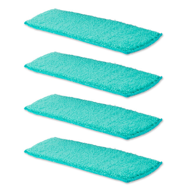 Set van 4 microvezeldoekjes voor het schoonmaken van ramen.
