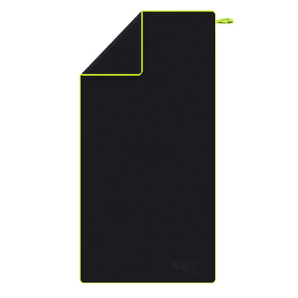 Microfibre Towel 140x70 cm, Black-Green