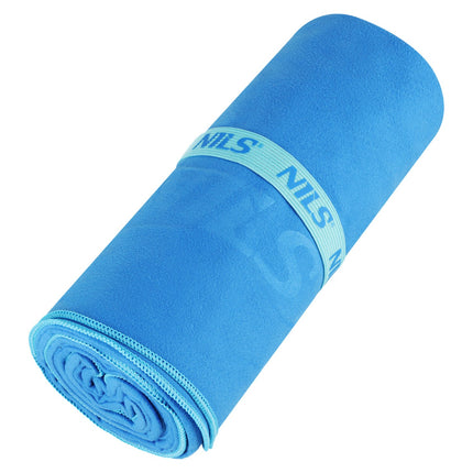 Microfibre Towel 180x100 cm, Dark Blue/Light Blue