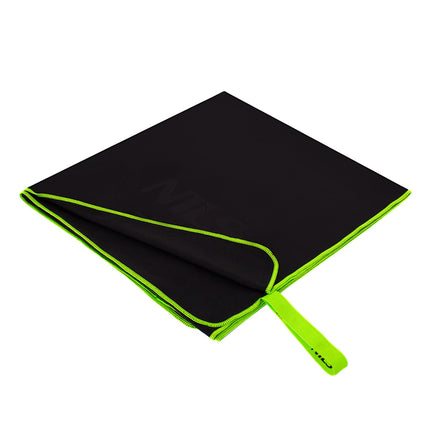 Microfibre Towel, Black, 140x70 cm