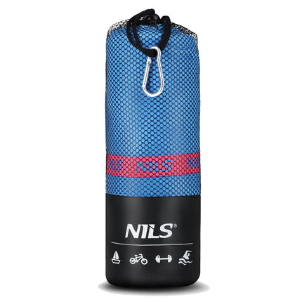 Microfibre Towel, Blue, 200x90 cm