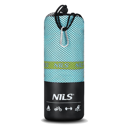 Microfibre Towel, Blue-Green, 180x100 cm
