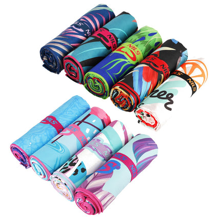Microfibre Towel Flamingo Print 160x80 cm