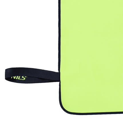 Microfibre Towel, Green-Black, 140x70 cm