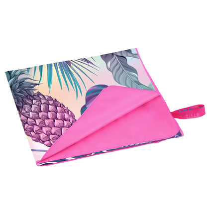 Microfibre Towel, Pineapple Design, 160x80 cm