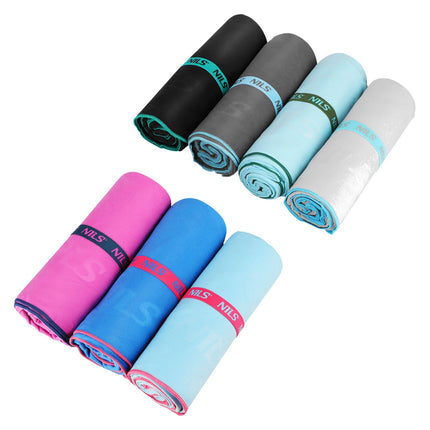 Microfibre Towel, Pink, 200x90 cm