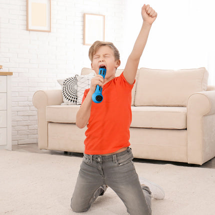 Microphone with Bluetooth speaker Blue