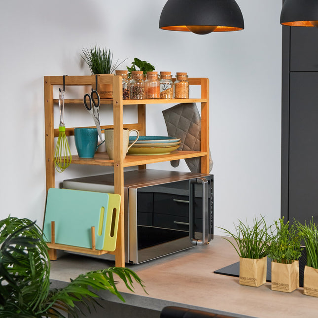 Microwave shelf 2 levels