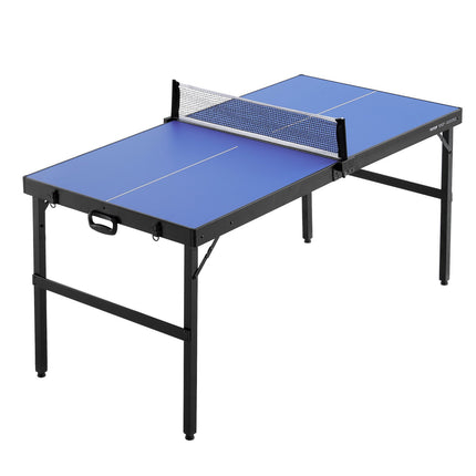Mid-Size Ping Pong Table 60x26, Foldable Set with Net
