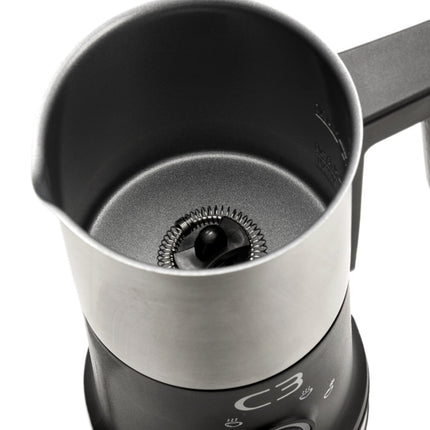 Milk Frother, Stainless Steel, 240ml/115ml Capacity