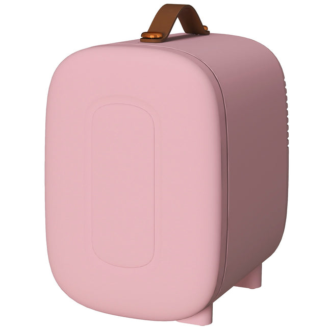 Mini Beauty Fridge – 4L, Pink, Skincare & Makeup Storage