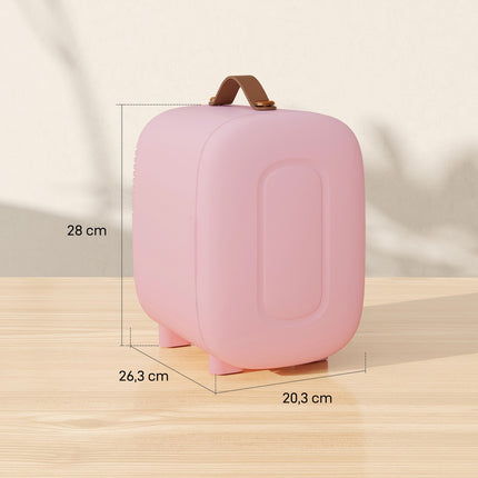 Mini Beauty Fridge – 4L, Pink, Skincare & Makeup Storage
