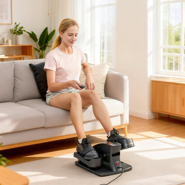 Mini-elliptische trainer, 12 snelheden, LED-display, afstandsbediening