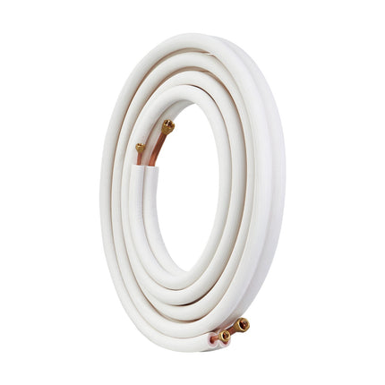Mini Split Line Set 25 Ft, 1/4 x 3/8 Insulated Copper