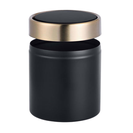 Mini Table Bin, 1.5L, Black – Metal Swing Lid
