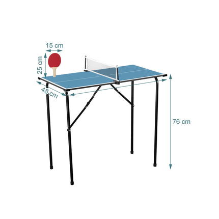 Mini Table Tennis Set – Foldable, Portable, Complete