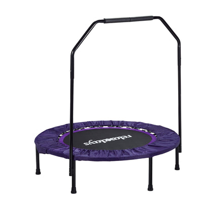 Mini Trampoline with Safety Bar, 102 cm Diameter