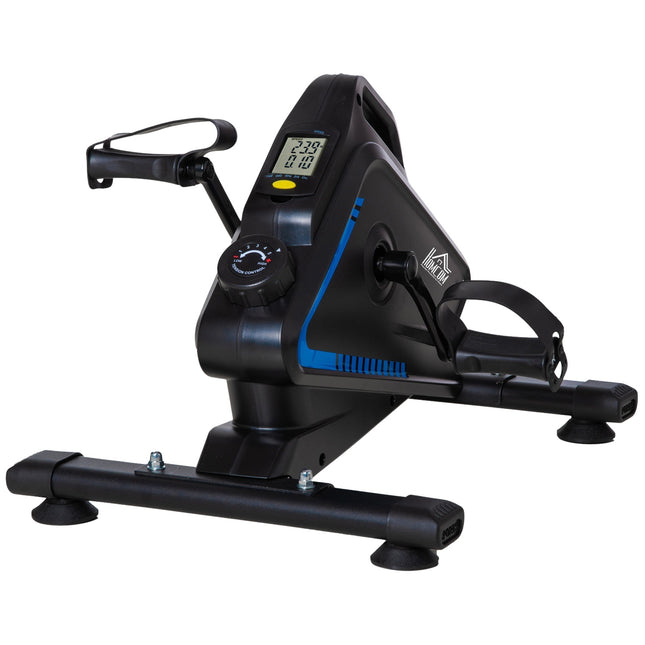 Mini exercise bike with 5 resistance levels, LCD display