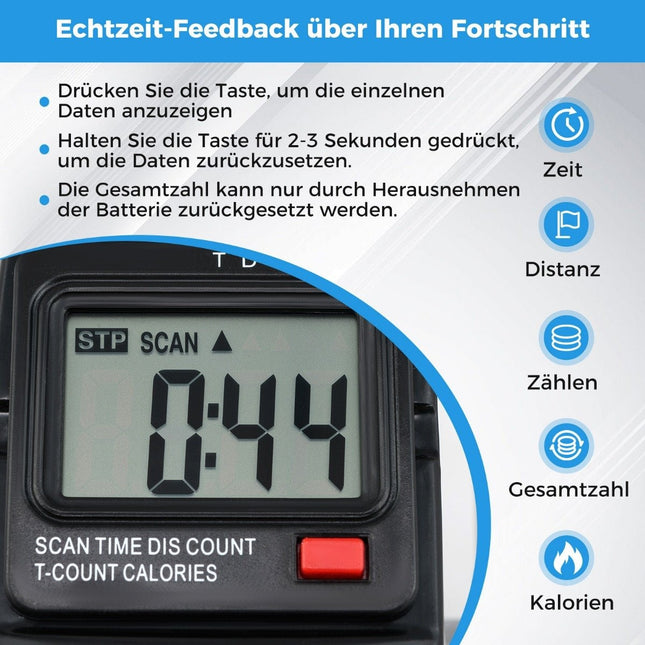 Mini fitnessfiets hometrainer arm- en beentrainer met verstelbare weerstand zwart