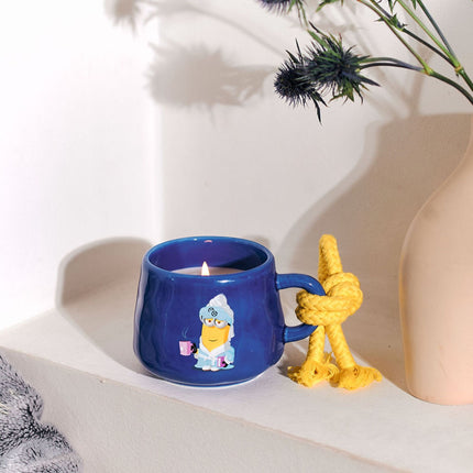 Minions Scented Candle in Ceramic Mug – Fruity & Floral
