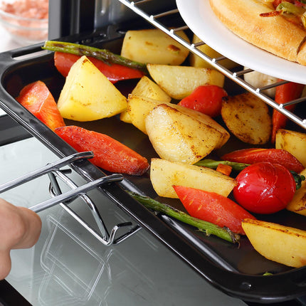 16L Mini Oven, 1400W, Grill & Baking Tray, Black