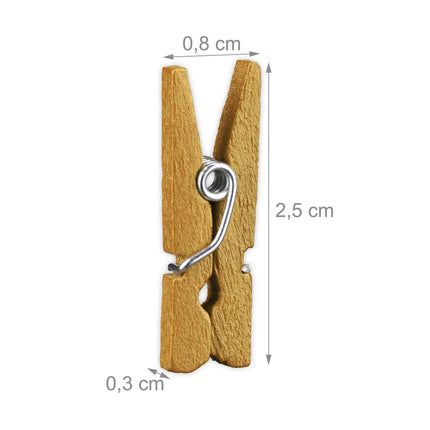 Mini wooden clamps set of 400