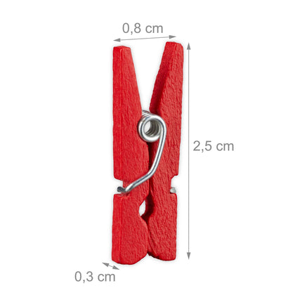 Mini wooden clamps set of 400