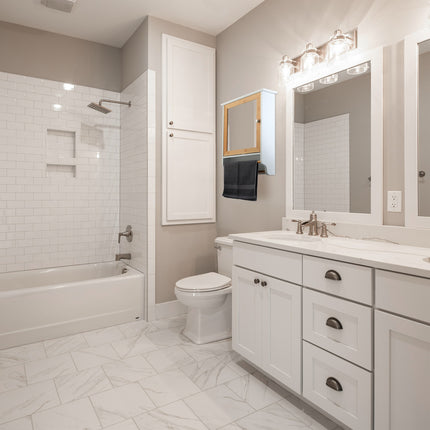 Mirror cabinet with towel holder