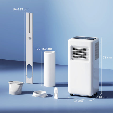 Portable air conditioner, 9000 BTU, 3-in-1 cooling and dehumidifier
