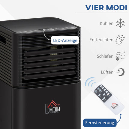 Portable 8000 BTU air conditioner, 4-in-1 with remote control