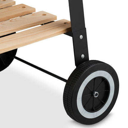 Mobile Barbecue Cart with Shelves and Wheels