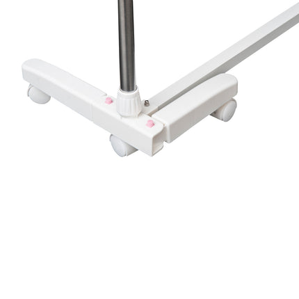 Collapsible mobile clothes airer, 3 levels, 80-142 cm Adjustable