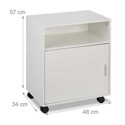 Mobile Office Trolley with 3 Compartments