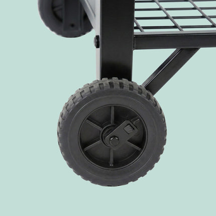 Mobile Raised Garden Bed – Wheels, Storage Shelf