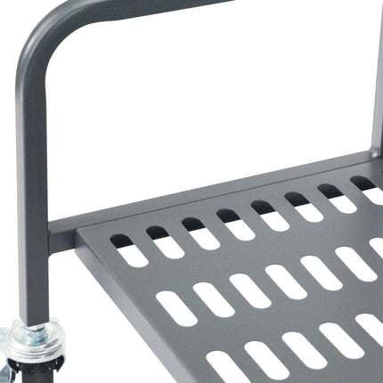 Mobile Steel Garden Tool Rack with Castors