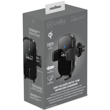 Mobile holder Wireless charging 15W Autorelease