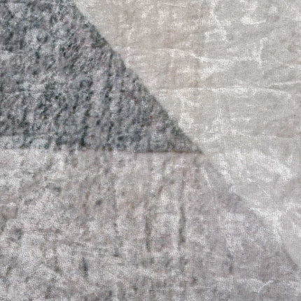 Geometric modern rug 230x160 cm for living room, grey/black/white