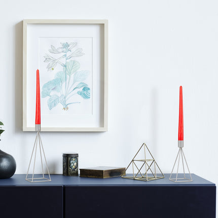 Modern candle holder, set of 2