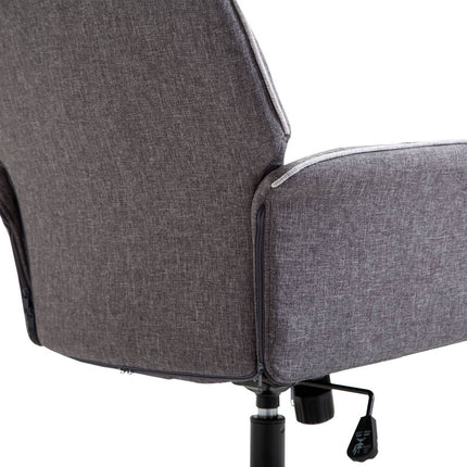 Office chair with tilt function, height adjustable, dark grey